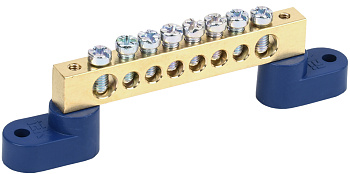 IEK Шина N ноль на двух угловых изол ШНИ-8х12-8-У2-С