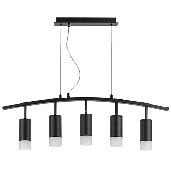 Lightstar LR7353751 Люстра RULLO 5х50W GU10 ЧЕРНЫЙ (571735+214437-5+202431-5), шт