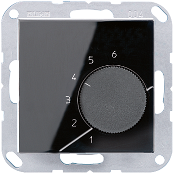 JUNG комнатный термостат, чёрный TRA236SW