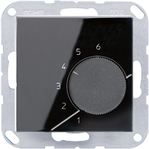 JUNG комнатный термостат, чёрный TRA236SW