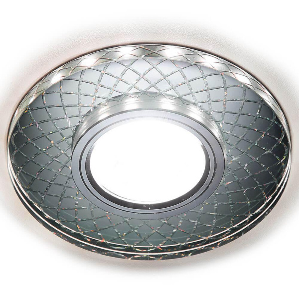 Ambrella Встраиваемый точечный светильник со светодиодной лентой S173 CL/CH хром/прозрачный MR16+3W(LED WHITE)