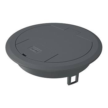 OBO Bettermann Лючок GES R2, 40х140 мм, с кабельным выводом (полиамид, серый) 7405082