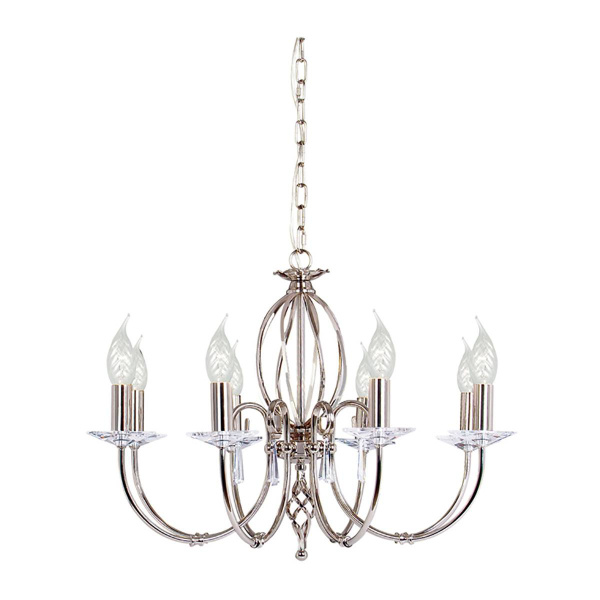 Natural Concept AEGEAN Люстра AG8-POL-NICKEL