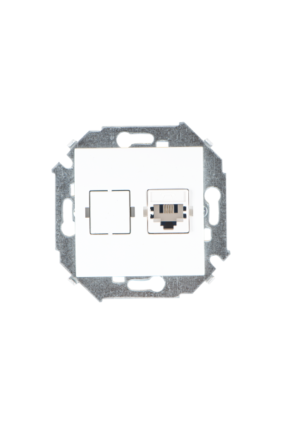Купить Simon 15 Белая Розетка ТЛФ RJ11, винт.зажим 1591480-030