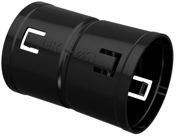 IEK ELASTA Муфта соединительная для двустенной трубы d=63мм