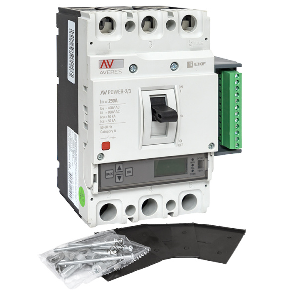 Купить EKF Averes Автоматический выключатель AV POWER-2/3 250А 50kA ETU6.2