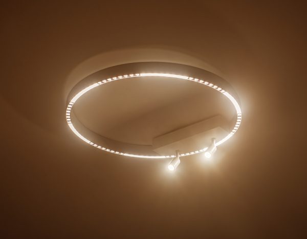 Ambrella Светильник потолочный светодиодный FL5807/1+2 WH белый 40W 3000K/4200K/6400K D600*95 (без ПДУ) Купить Ambrella Светильник потолочный светодиодный FL5807/1+2 WH белый 40W 3000K/4200K/6400K D600*95 (без ПДУ)