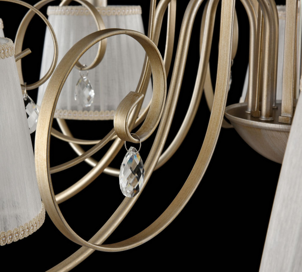 Купить Freya Classic Simone Кремовый с Золотом Потолочный светильник E14 40W FR2020-CL-08-BG