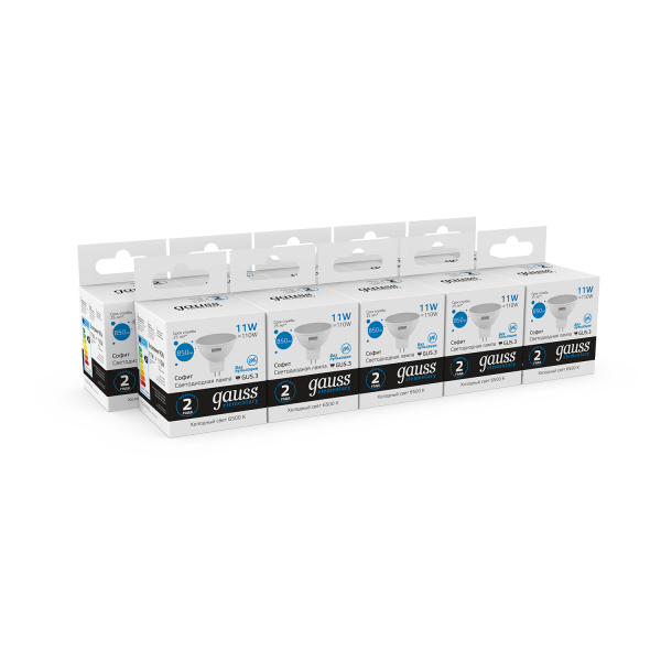 Купить Gauss Лампа Elementary MR16 11W 850lm 6500K GU5.3 LED 13531