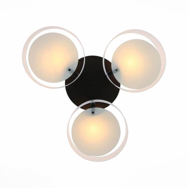 Купить Evoluce SL483.402.03 Люстра потолочная Черный/Белый E27 3*60W