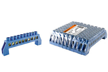 TDM Шина "N" нулевая в изоляторе 8х12мм 10 групп SQ0801-0024