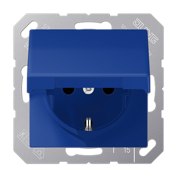 JUNG Накладка на розетку, синий AS1520BFKLBL