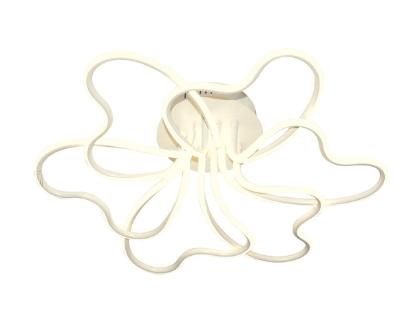 Ambrella Потолочный светодиодный светильник без пульта FL340/6 WH белый 102W 4200K D640*170 (Без ПДУ)