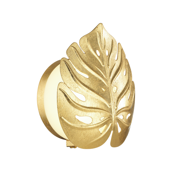 Купить Odeon Light 4864/1WA MODERN ODL_EX22 44 золотистый/белый/стекло Бра G9 2*5W JUNGLE