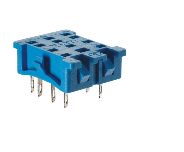 Finder Розетка для монтажа на панель под пайку для реле 55.32; в комплекте металлическая клипса 094.51 9422SMA