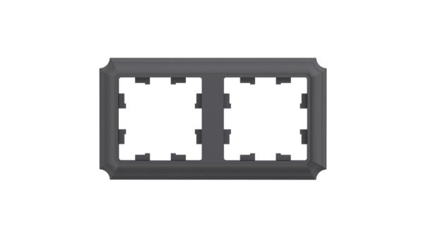 Systeme Electric AtlasDesign Antique Базальт Рамка 2-ая, универсальная