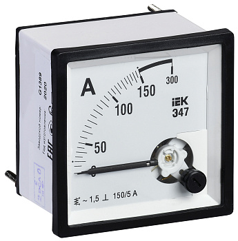 IEK Амперметр Э47 150/5А кл. точн. 1,5 96х96мм