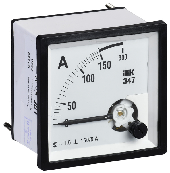 IEK Амперметр Э47 150/5А кл. точн. 1,5 96х96мм