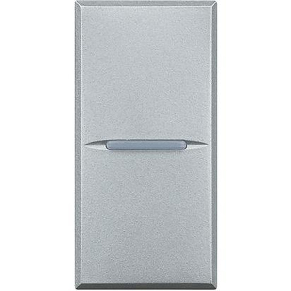 BT Axolute Алюминий Переключатель аксиальный 1-кл. 10А, 250В, автомат. клеммы, 1 мод. (замена для арт. HC4003A) HC4003AN