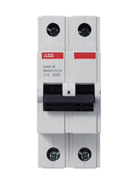 ABB Выключатель автоматический 2P, 16A, C, 4,5кА, BMS412C16 2CDS642041R0164 Купить ABB Выключатель автоматический 2P, 16A, C, 4,5кА, BMS412C16 2CDS642041R0164