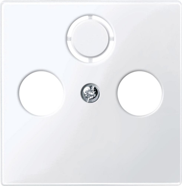 SE Merten SM Бел Актив Накладка розетки TV-FM/TV-FM-SAT MTN296725