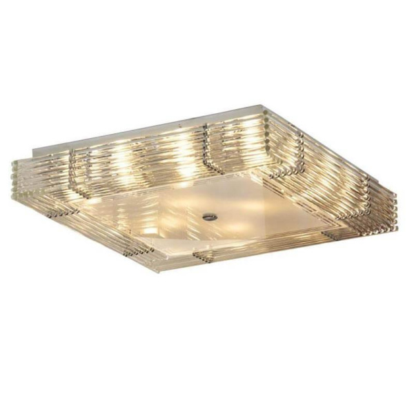 Lussole PROMO 2 Металл Хром /  Стекло Люстра E14 GRLSC-3407-10