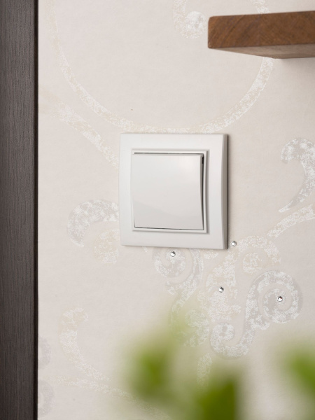 Купить EKF Basic Минск Белый Выключатель 1-кл, 10А, СП