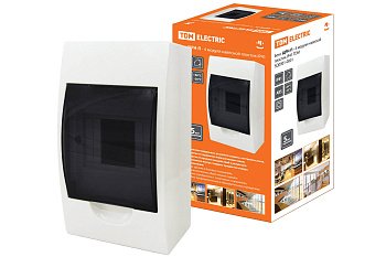 TDM Бокс ЩРН-П-4модуля навесной пластик IP41 SQ0901-0001