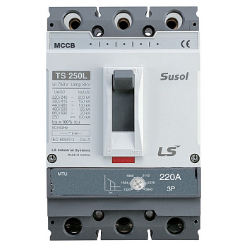 LSIS Автоматический выключатель TS100N MTU 1,6A 3P3T 0105031400