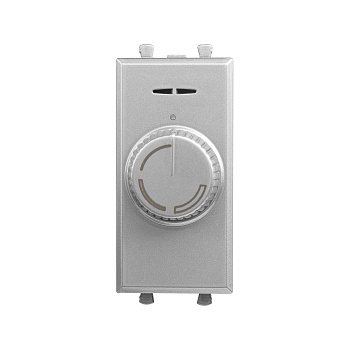 DKC Диммер поворотный модульный, "Avanti", "Закаленная сталь", 1 модуль