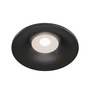 Maytoni Downlight Barret Черный Встраиваемый светильник DL041-01B