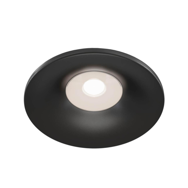 Maytoni Downlight Barret Черный Встраиваемый светильник DL041-01B