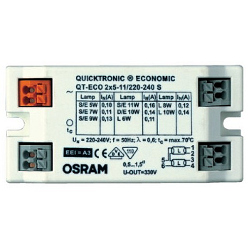Osram QT-ECO 2X5-11/220-240 S VS50 4050300821504