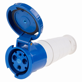 Розетка 233 переносная 2Р+РЕ 63А 220В IP67 Rexant 11-8924