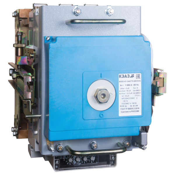 КЭАЗ Выключатель автоматический ВА53-41-344770-1000А-690AC-НР230AC/220DC-ПЭ230AC-УХЛ3