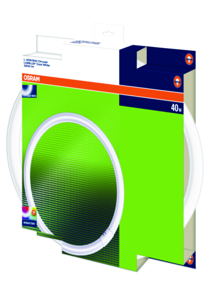 Купить Osram Лампа кольцевая люминесцентная LUMILUX T9 L 40W/840 C холод. белый, d=29mm G10Q 4050300014845