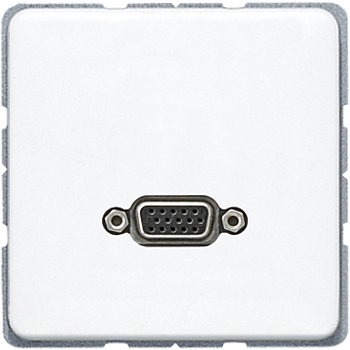 JUNG Мультимедиа-розетка, белый MACD1102WW