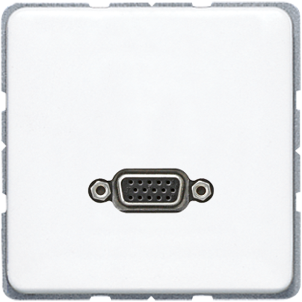 JUNG Мультимедиа-розетка, белый MACD1102WW