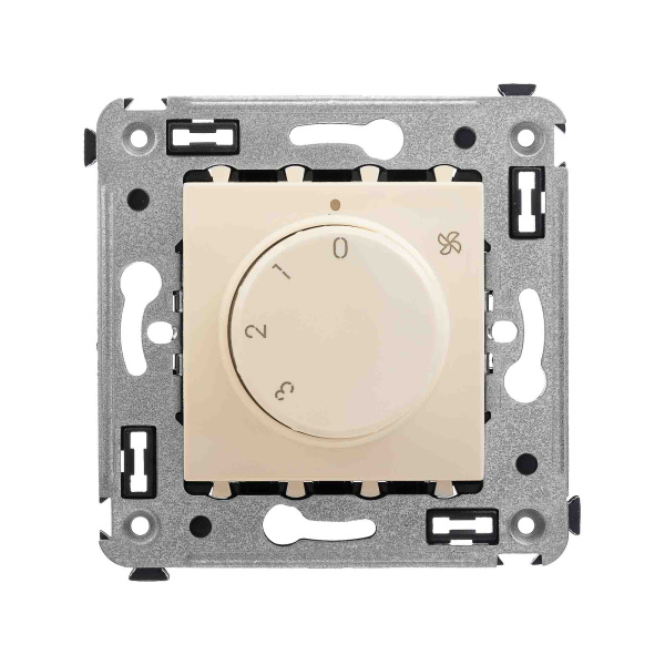 DKC Механизм управления вентиляторами в стену, "Avanti", "Ванильная дымка"