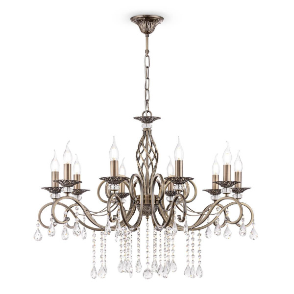 Maytoni Royal Classic Grace Латунь Люстра 10xE14 60W RC247-PL-10-R