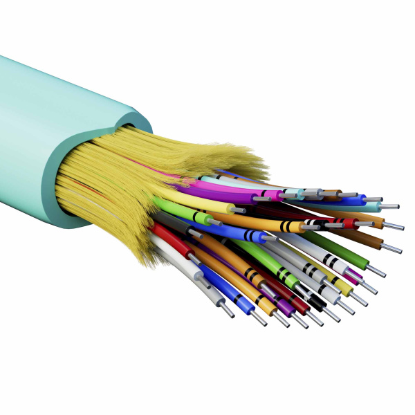 DKC Кабель волоконно-оптический, распределительный, арамидные упрочняющие нити, для внутренней прокладки, нг(A)-HFLTx, 32 ОВ, категорияOM3 (G.651.1) п