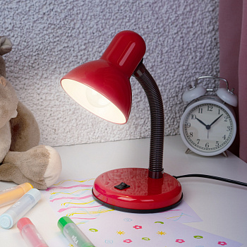 ЭРА N-211-E27-40W-R Красный Настольный светильник
