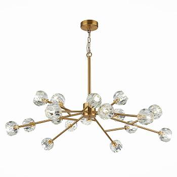 ST Luce SL1166.303.18 Светильник подвесной Латунь/Прозрачный G4 18*3W