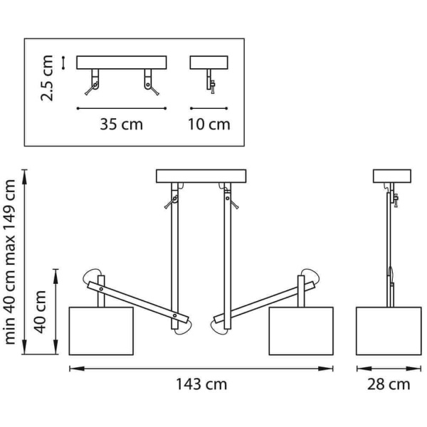 Купить Lightstar Люстра потолочная Meccano Lightstar 766029