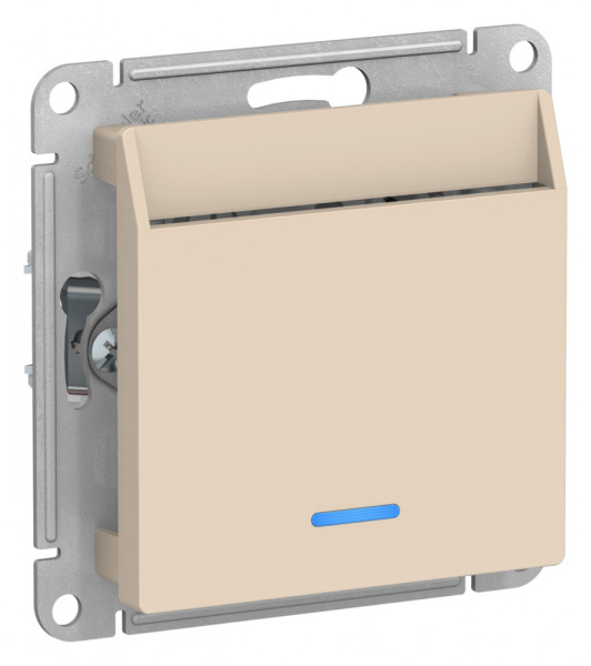 Купить Systeme Electric AtlasDesign Беж карточный 10А, без задержки времени, механизм, БЕЖЕВЫЙ