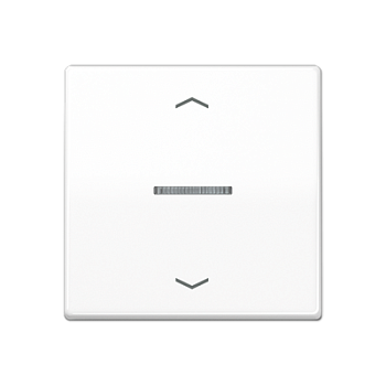 JUNG Клавиша для KNX кнопки, 1 группа с окошком и символами "стрелки" дюропласт белый AS101KO5PWW