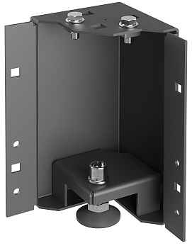 IEK ZPAS ITK Уголок цоколя h=200мм регулируемая черный (4шт/комплект) ZP-BC05-B1-02