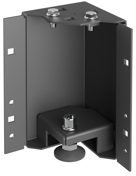 IEK ZPAS ITK Уголок цоколя h=200мм регулируемая черный (4шт/комплект) ZP-BC05-B1-02