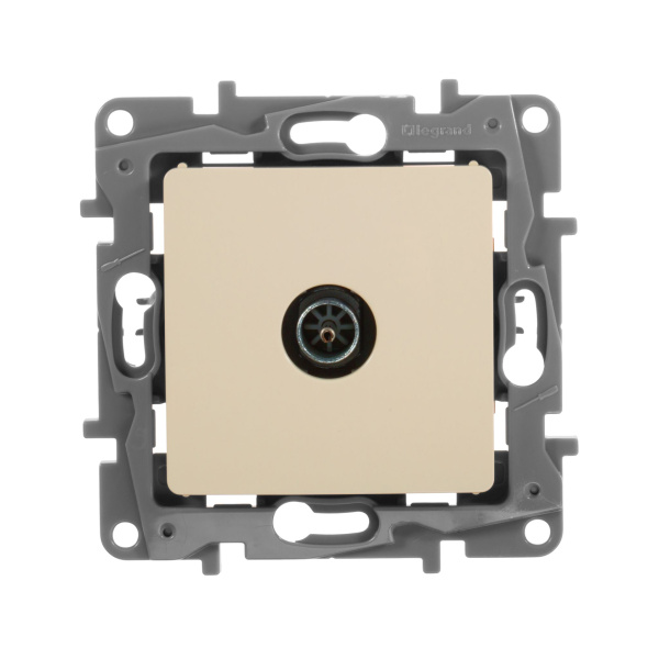 Купить Legrand Etika Слоновая кость Розетка TV Звезда 672351