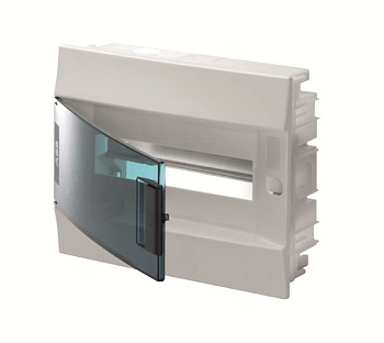 ABB Бокс в нишу Mistral41 12М зеленая дверь (с клемм) 1SLM004101A1203